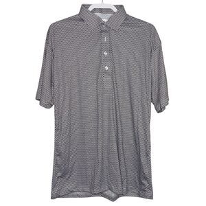 Collars & Co Dress Collar Polo Shirt Men S Vantage Black Golf Preppy Relaxed NEW